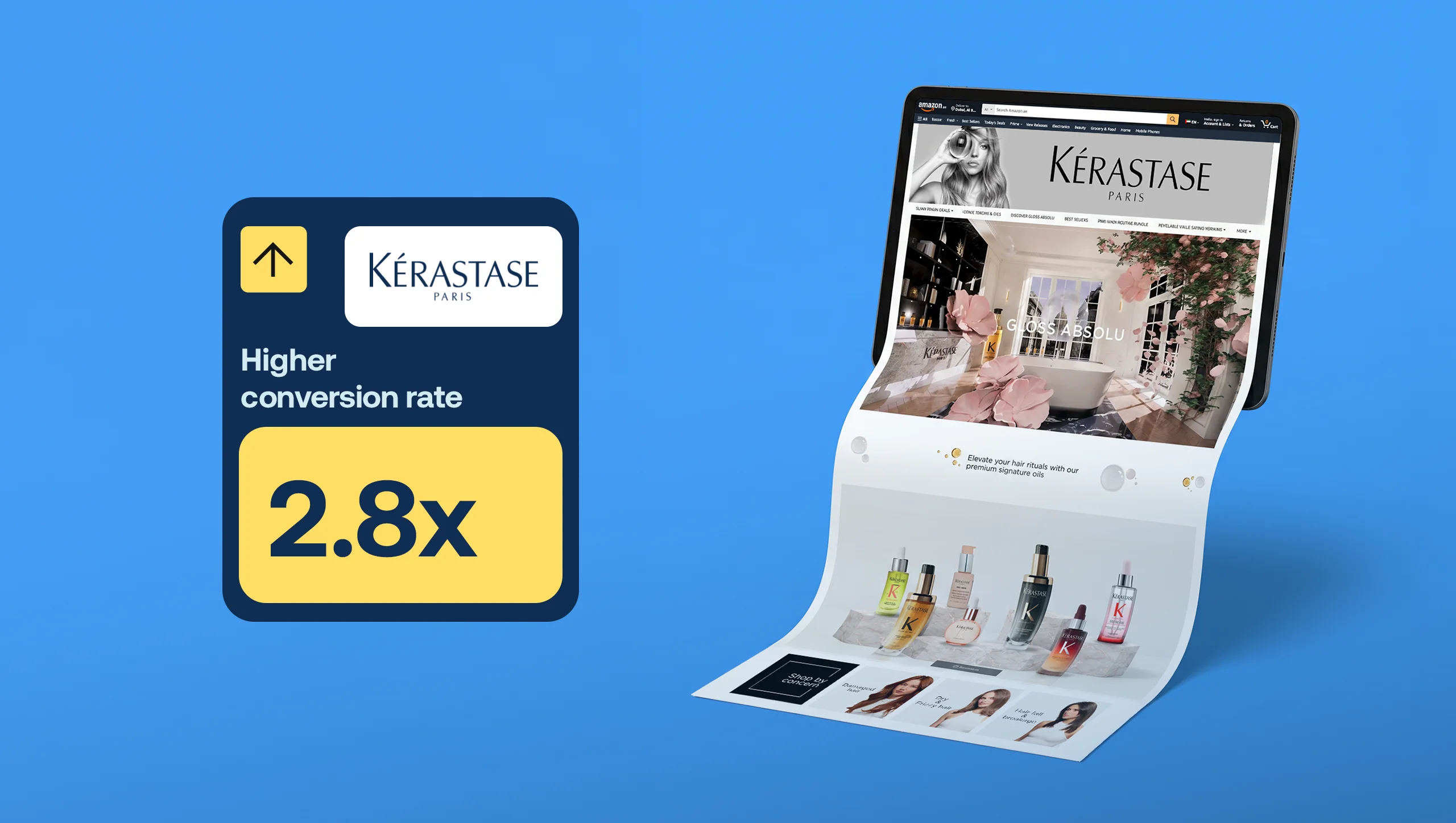 Kérastase: Transforming Amazon brand store to improve discoverability and campaign performance